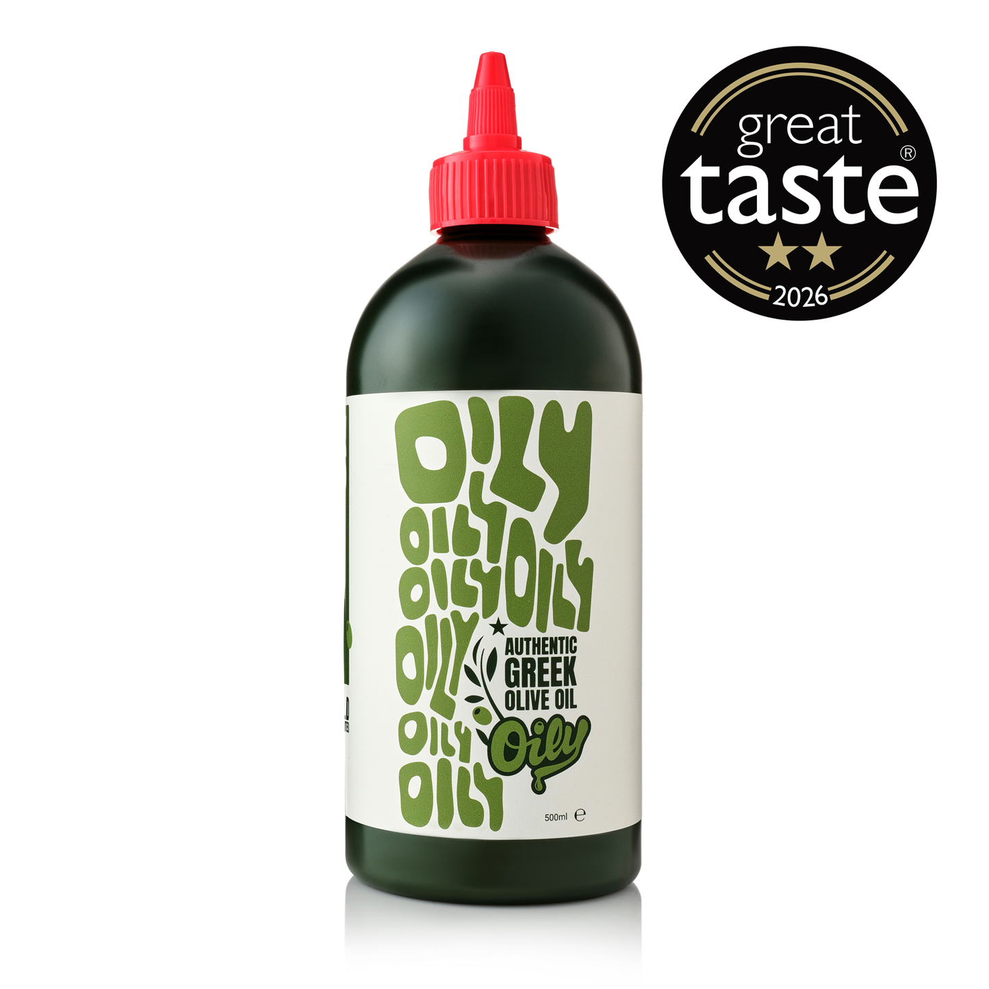 Squeezy Extra Virgin Olive Oil - white background