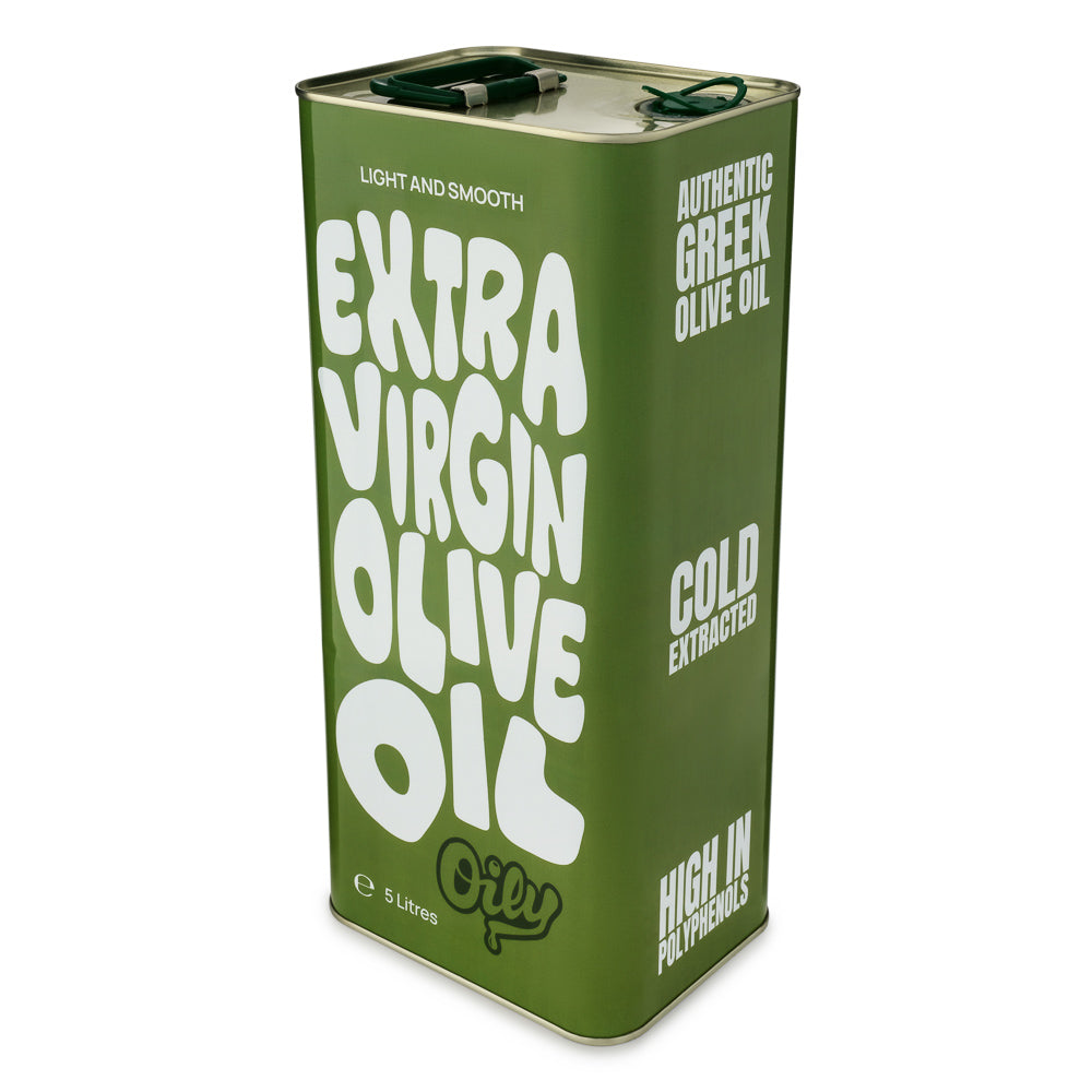Oily Extra Virgin Olive Oil 5L Tin